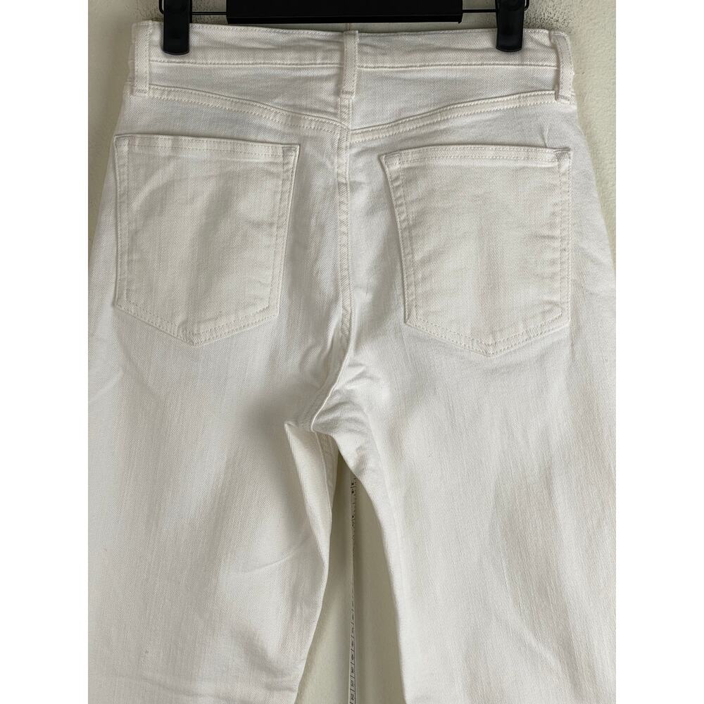 Banana Republic High Rise Straight Leg Jeans White Wash Petite 28 - Picture 7 of 12